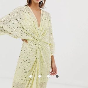 robe kimono sequin